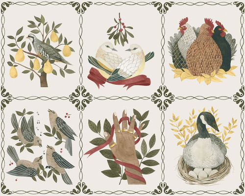 12 Days Quilt I Poster Print - Grace Popp