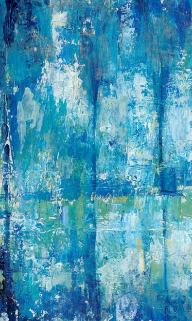 Blue Reflection Triptych III Poster Print - Tim OToole
