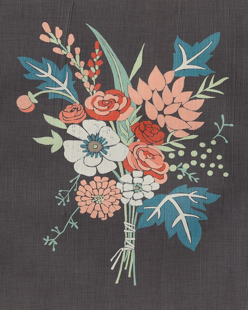 Coral Bouquet I Poster Print - Chariklia Zarris
