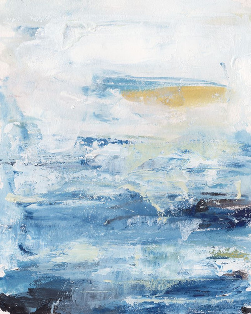 Waves on Sand I Poster Print - Melissa Wang