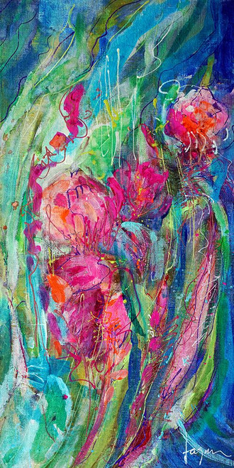 My Heart Blooms for You III Poster Print - Dorothy Fagan