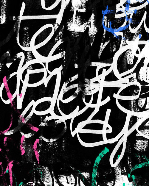 Graffiti Scribe I Poster Print - June Erica Vess