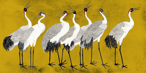 Song of the Crane II Poster Print - Melissa Wang