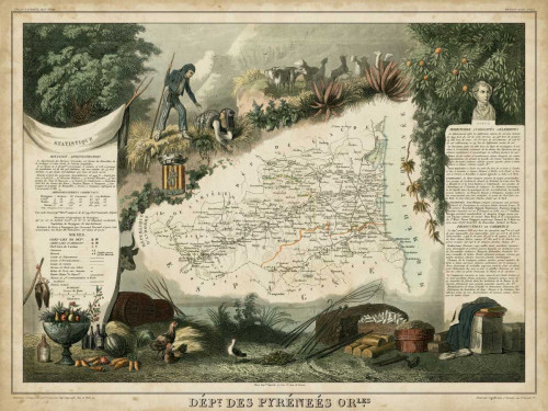 Atlas Nationale Illustre V Poster Print - Victor Levasseur