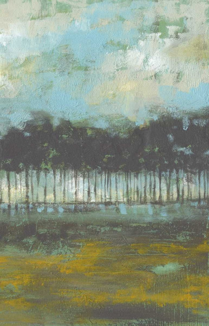 Golden Field II Poster Print - Jennifer Goldberger
