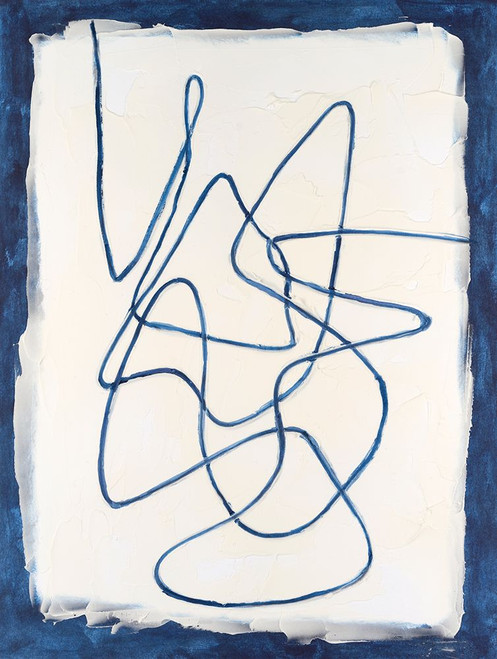 Indigo Pathway I Poster Print - Michael Willett