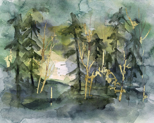 The Forests of Silence II Poster Print - Melissa Wang