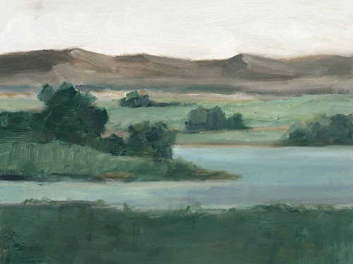 Emerald River Valley II Poster Print - Ethan Harper