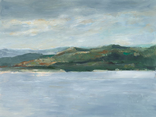 Mountains Across the Lake II Poster Print - Ethan Harper