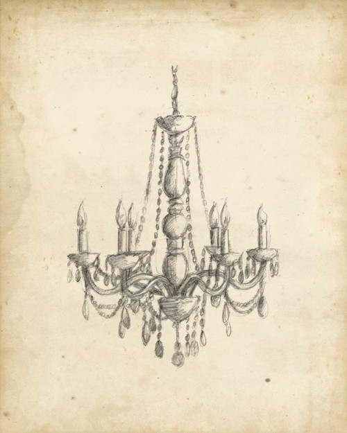 Classical Chandelier II Poster Print - Ethan Harper