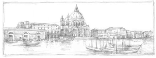 Sketches of Venice V Poster Print - Ethan Harper