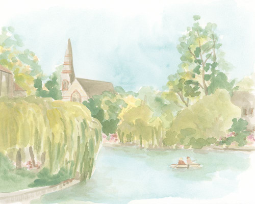 Pastoral Pastels II Poster Print - June Erica Vess