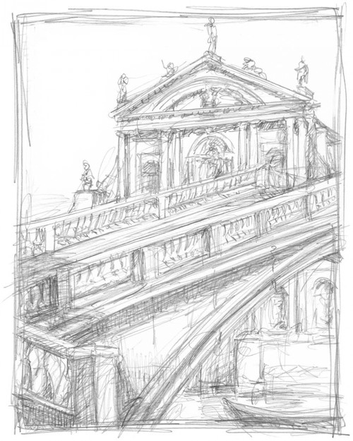 Sketches of Venice I Poster Print - Ethan Harper