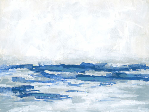 Blue Breakers I Poster Print - June Erica Vess