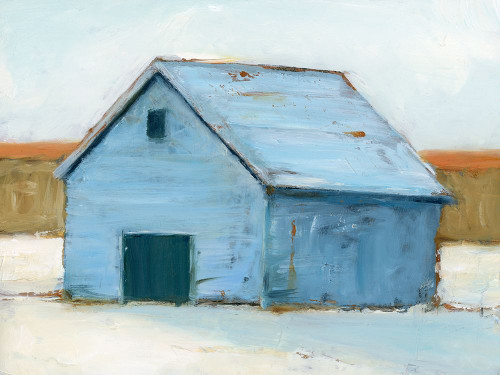 Sky Blue Barn II Poster Print - Ethan Harper