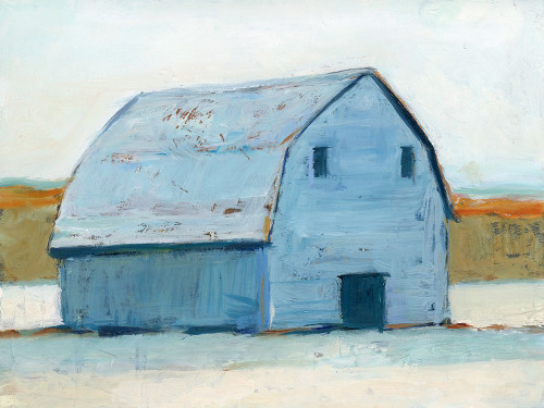Sky Blue Barn I Poster Print - Ethan Harper