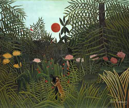 Rousseaus Jungle VI Poster Print - Henri Rousseau