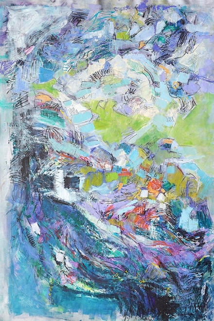 Blue Immersion III Poster Print - Dorothy Fagan