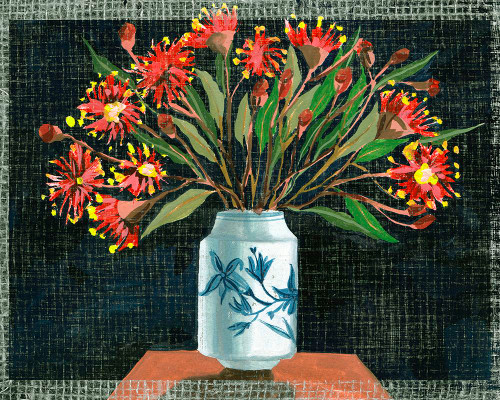 Night Flowers I Poster Print - Melissa Wang