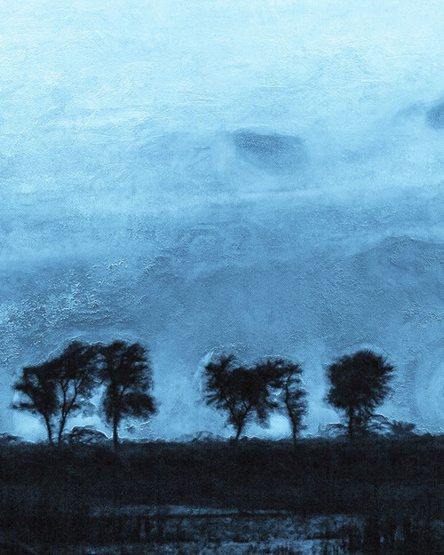 Blue Dawn Horizon II Poster Print - Alonzo Saunders