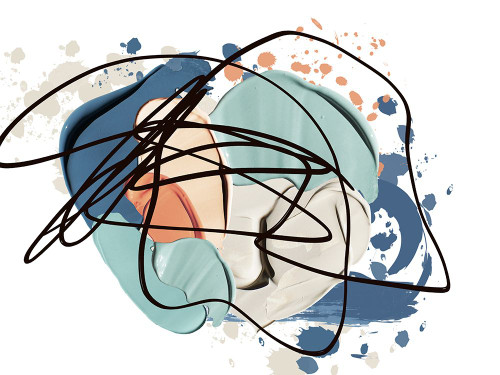 Strokes Line Art II Poster Print - Irena Orlov