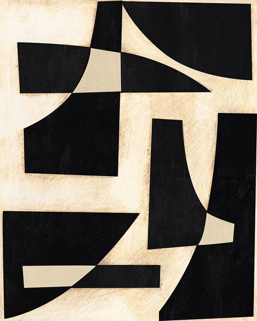 Onyx Cutout Shapes I Poster Print - Regina Moore