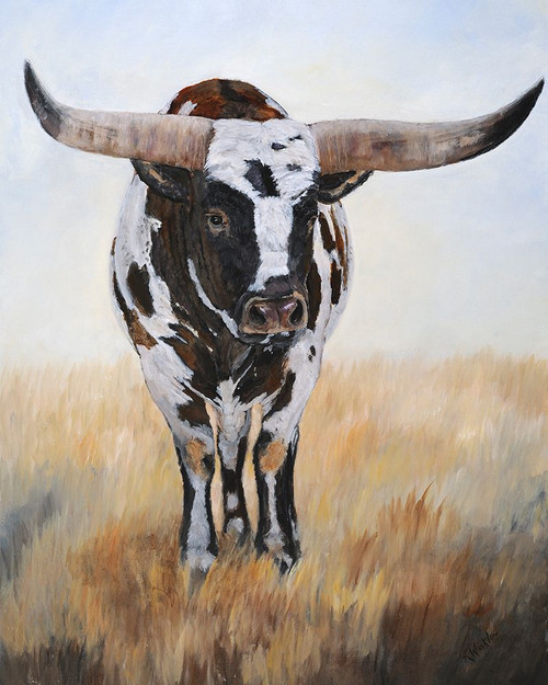 Longhorn Samurai I Poster Print - Kathy Winkler