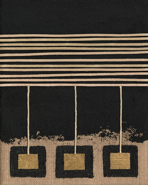 Golden Pendulums II Poster Print - Alonzo Saunders