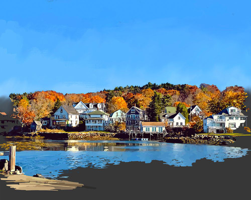 Boothbay  II Poster Print - Emily Kalina