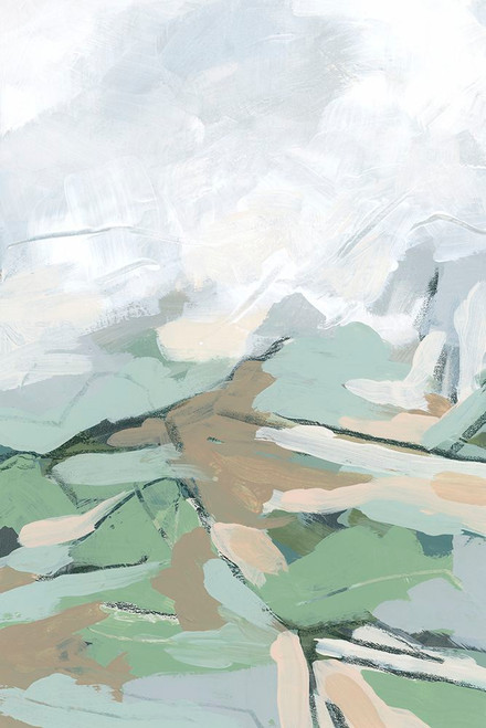 Snowcap Valley I Poster Print - June Erica Vess