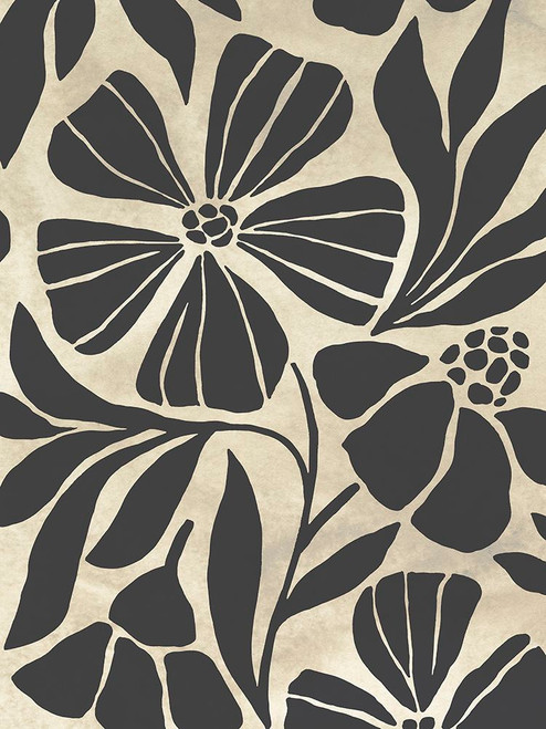 Linocut Garden II Poster Print - June Erica Vess