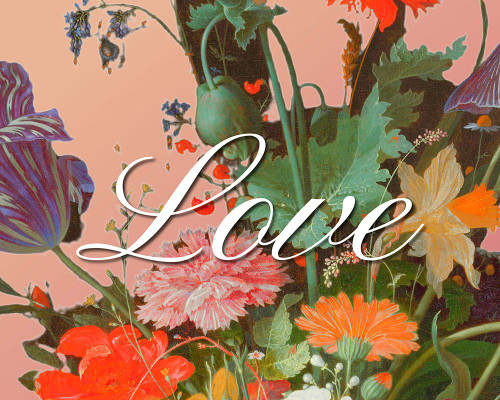 Love Flowers Poster Print - Sandra Iafrate