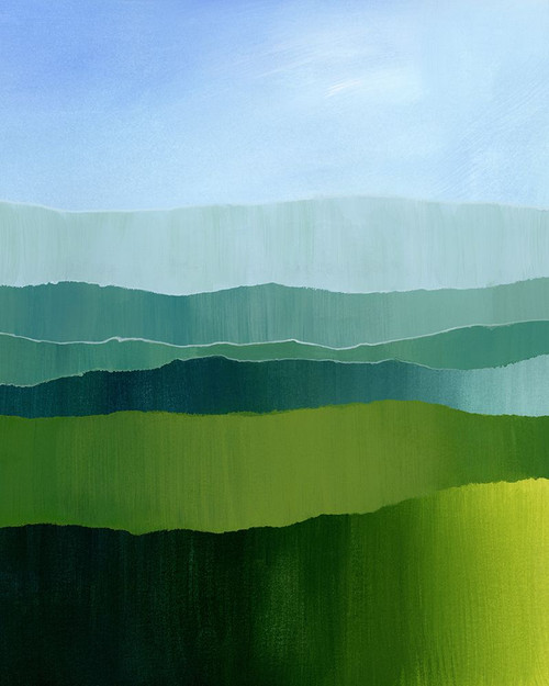 Blue Ridge Fade I Poster Print - Grace Popp