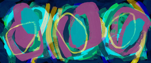 Abstract Trio IV Poster Print - Nikki Galapon