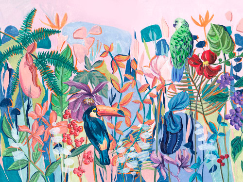 Tropical Paradise Botanica I Poster Print - Melissa Wang