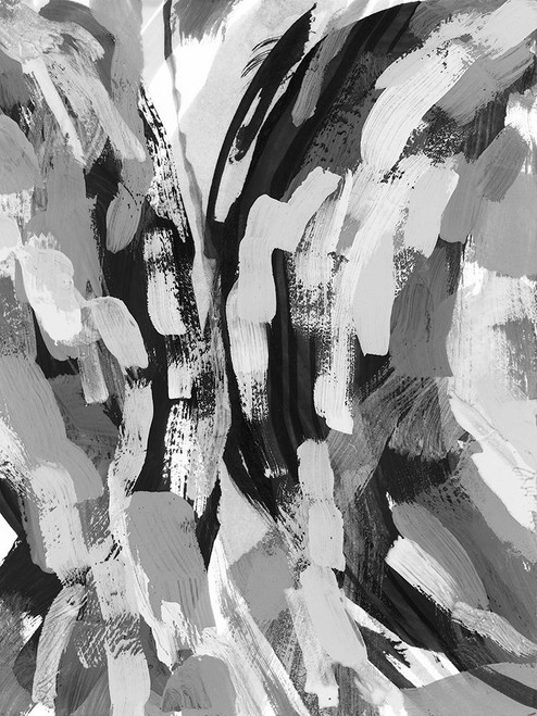 Grey Strokes II Poster Print - Nikki Galapon