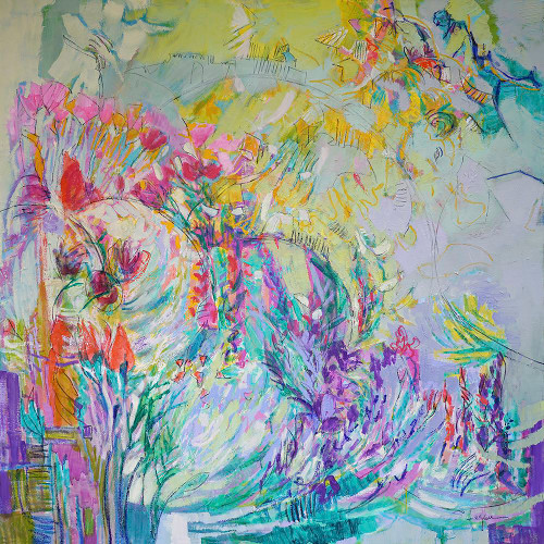 From My Garden Window VI Poster Print - Dorothy Fagan