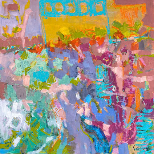 From My Garden Window I Poster Print - Dorothy Fagan