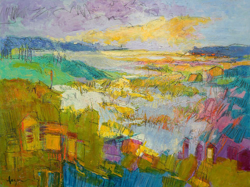 Diamond Girl Dances Poster Print - Dorothy Fagan