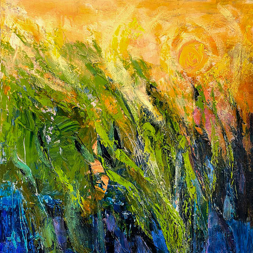 Marsh III Sunrise Poster Print - Dorothy Fagan