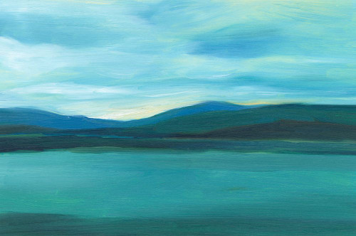 Blue Mountain View I Poster Print - Ethan Harper