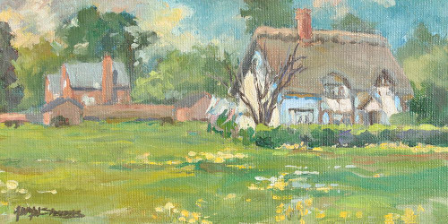French Farmhouse Poster Print - Allayn Stevens