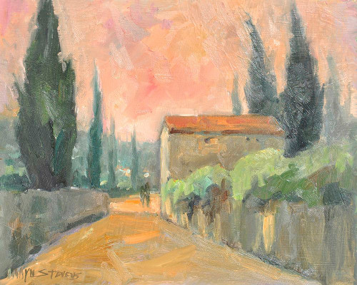Tuscan Farmhouse Poster Print - Allayn Stevens