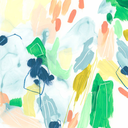 Tropical Terrazzo II Poster Print - June Erica Vess