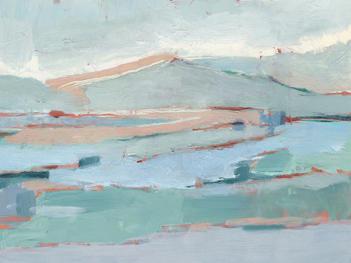 Pastel River Valley II Poster Print - Ethan Harper