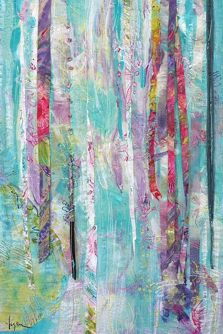 Bloom Shimmer Sparkle  I Poster Print - Dorothy Fagan