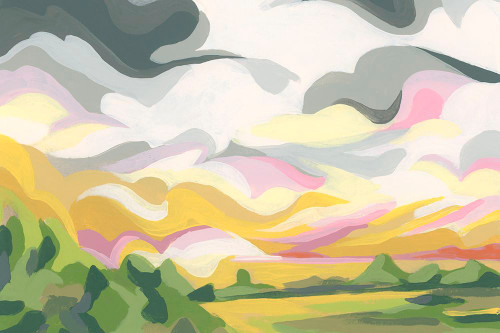 Valley Swirl IV Poster Print - June Erica Vess