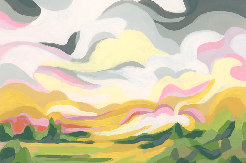 Valley Swirl III Poster Print - June Erica Vess