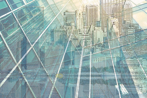 Cityworks VI Poster Print - Steve Hunziker