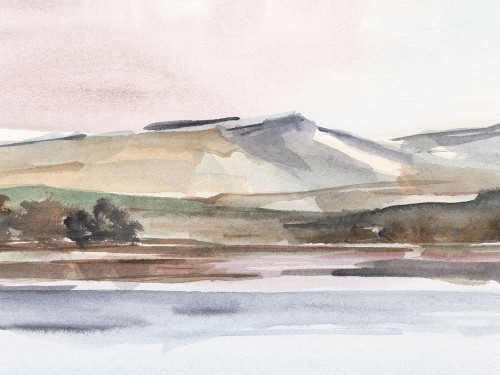 Autumn Mountain Valley I Poster Print - Ethan Harper